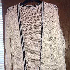 Cream & black AEO cardigan